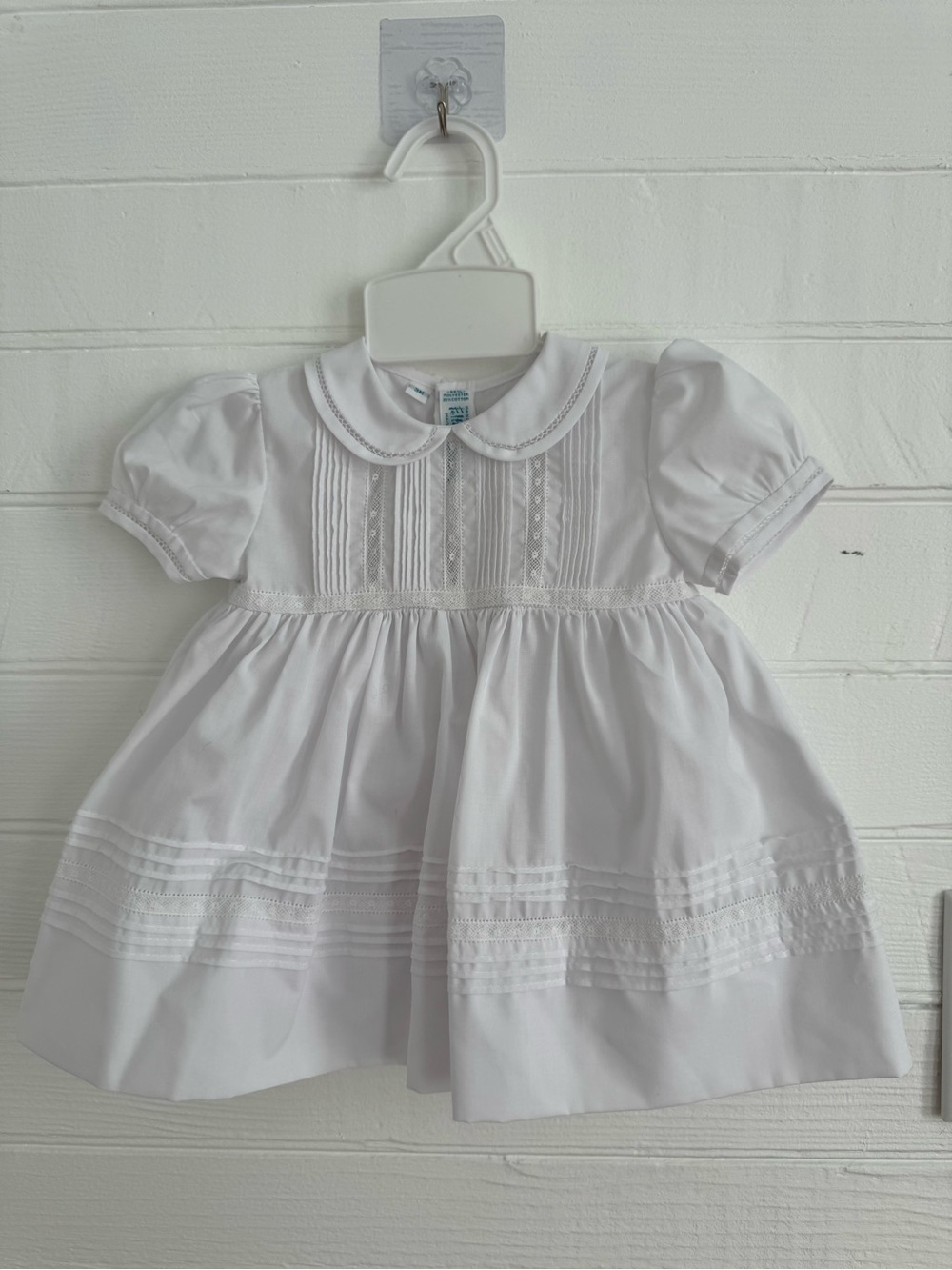 Feltman Brothers Baby Girls Pintuck And Lace Dress